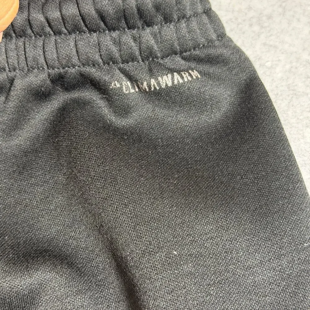 Adidas Fleece ClimaWarm Sweatpants Mens M Gray Jogger Tapered Cuffed Drawstring